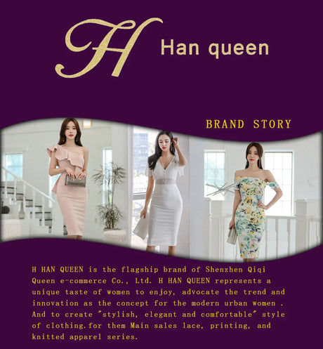H Han Queen brand story featuring stylish women's clothing, showcasing modern urban fashion designs.