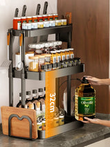 Multi-Purpose Kitchen Spice Organizer Rack