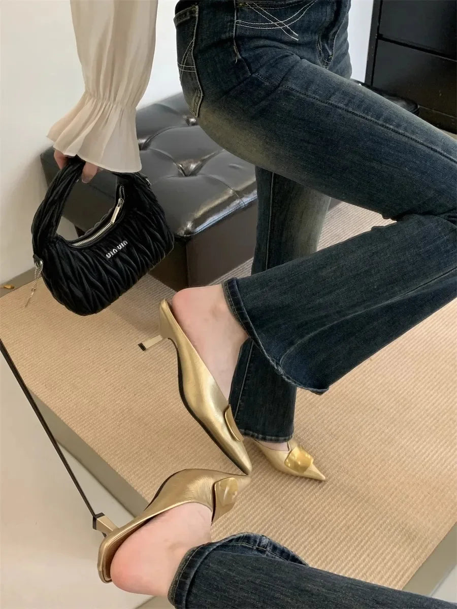 Women’s Luxury Heeled Mules