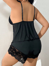 Curvy Grace Satin Set