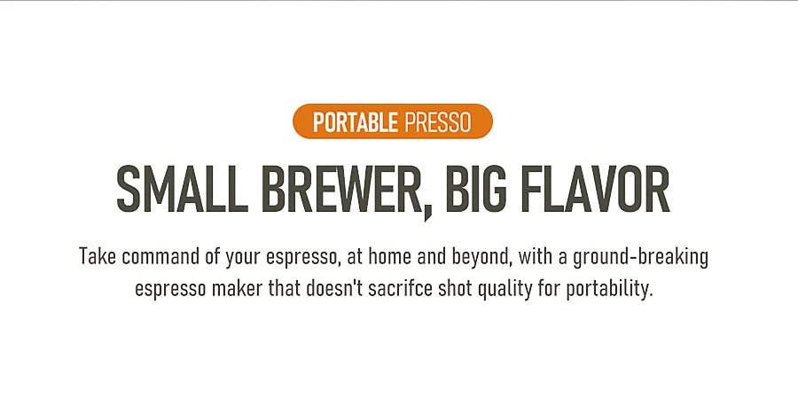 Portable 3-in-1 Coffee Machine