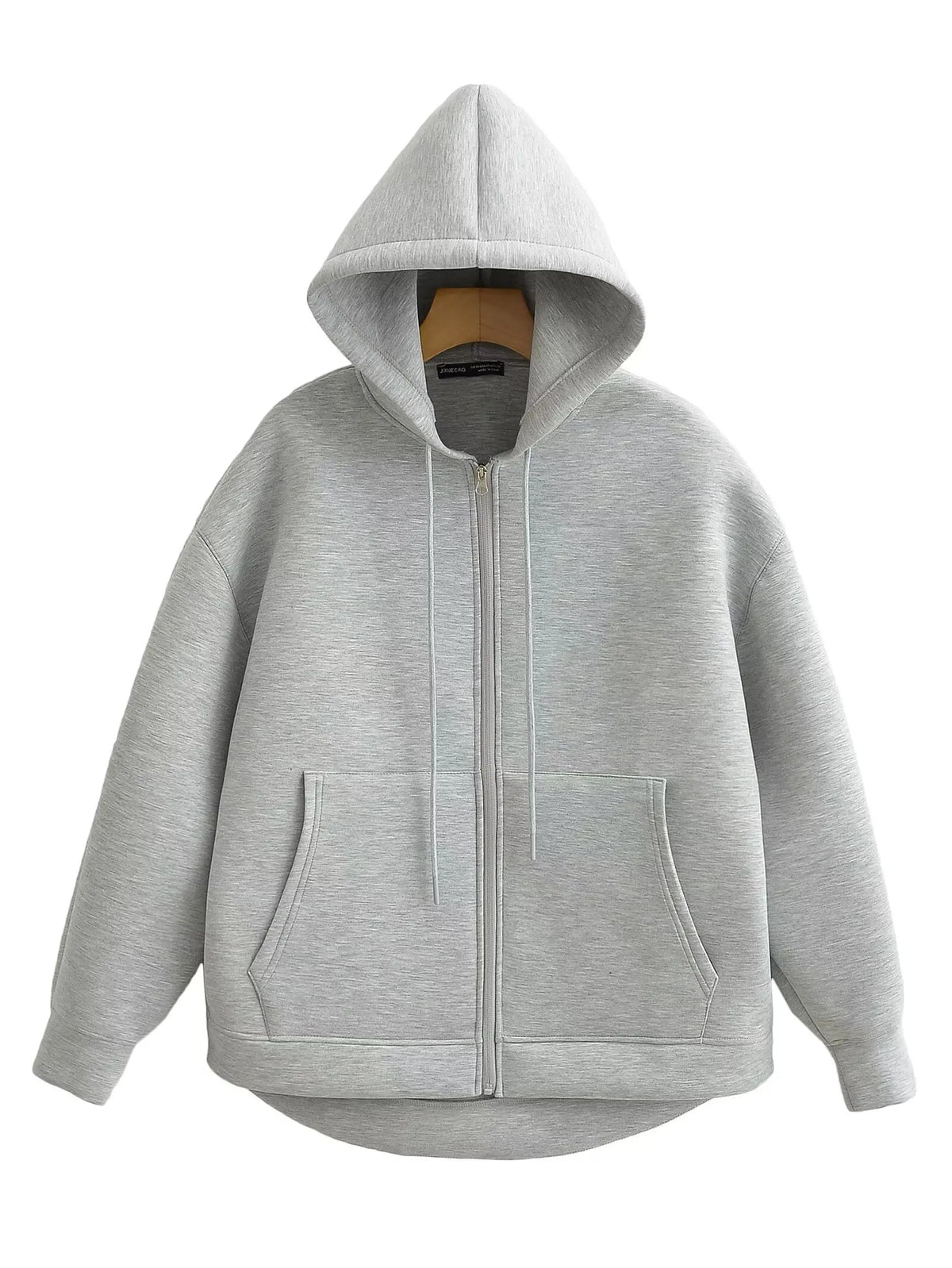 Women's Oversized Zip Hoodie Jacket