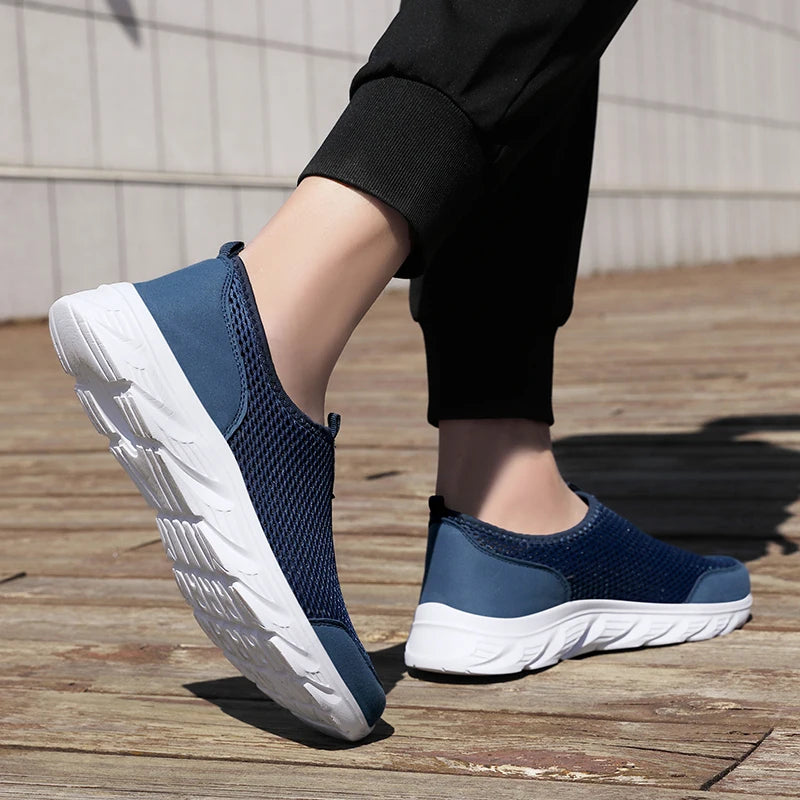 Men Breathable Mesh Walking Loafers