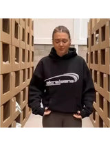 Women Plus Size Hooded Sweatshirt Casual Long Sleeve