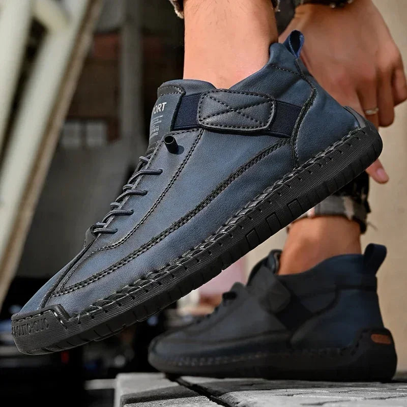 Men’s Comfortable Lace-Up Loafers – Casual Outdoor 2025
