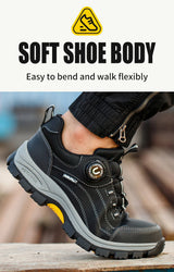 Men Smash Resistant Work Sneakers
