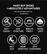 Men Indestructible Steel Toe Sneakers