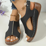 Low Platform Wedge Sandals – Summer 2025