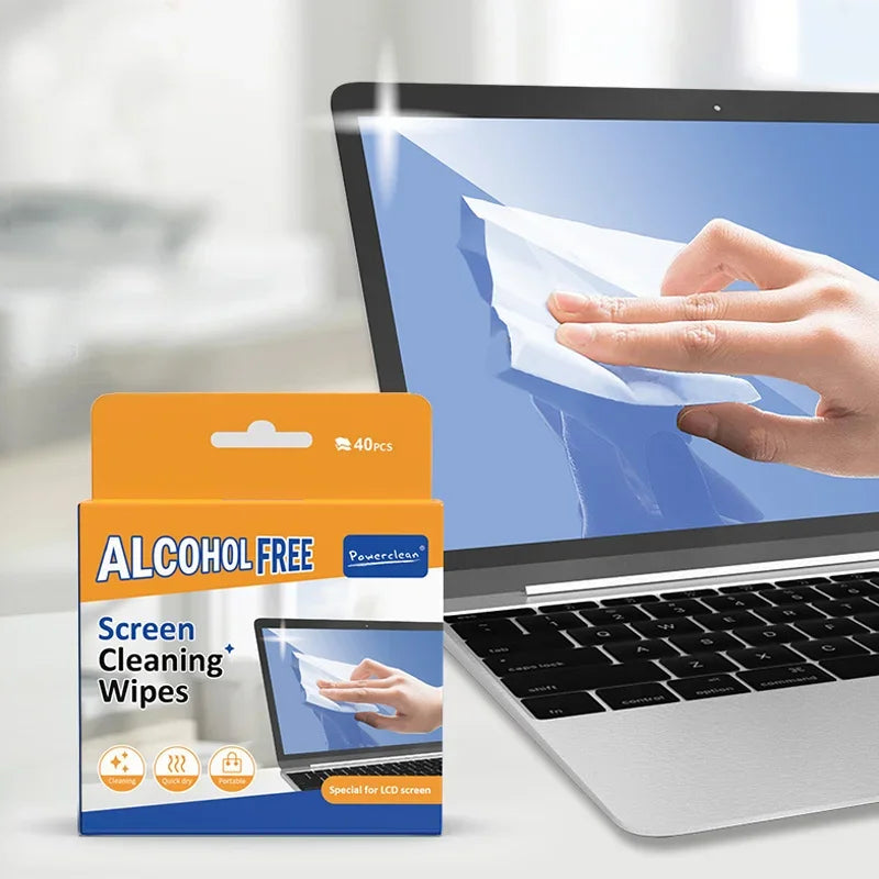 PC & Screen Cleaning Wipes (40 Pack)