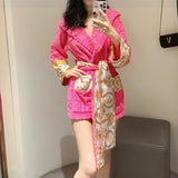 Victoria Kimono Satin Robe