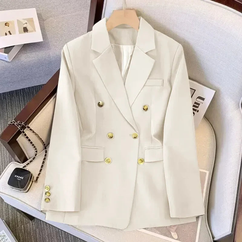 KStyle™ – Korean Slim Fit Blazer (Loose Fit, Temperament Ready, Spring/Fall Wear)