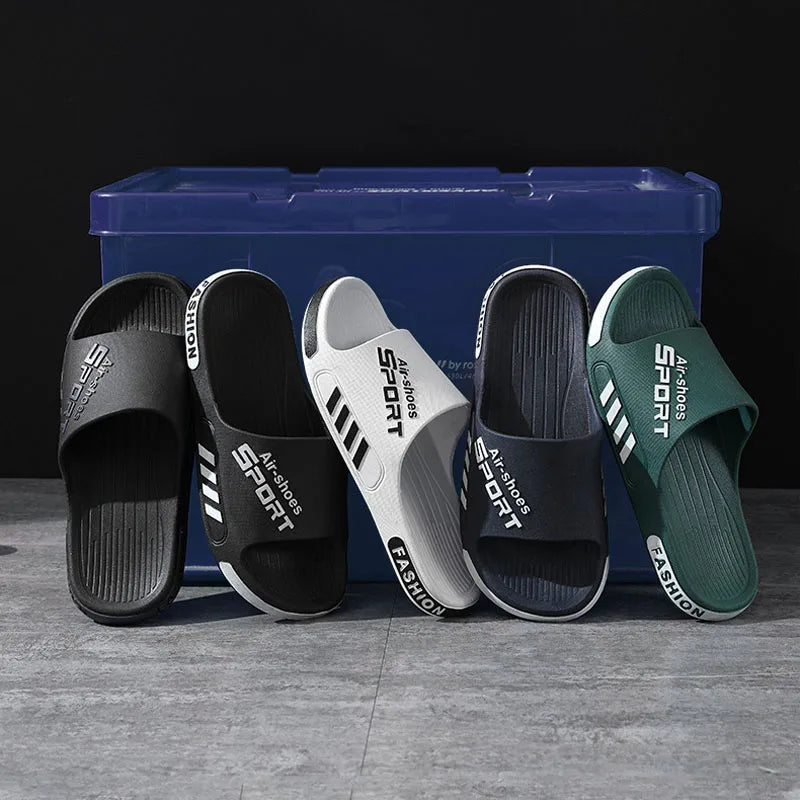 Men PVC Soft Sole Casual Beach Slides