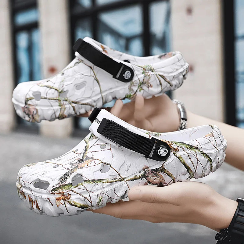 Men Summer Lightweight Garden Slippers