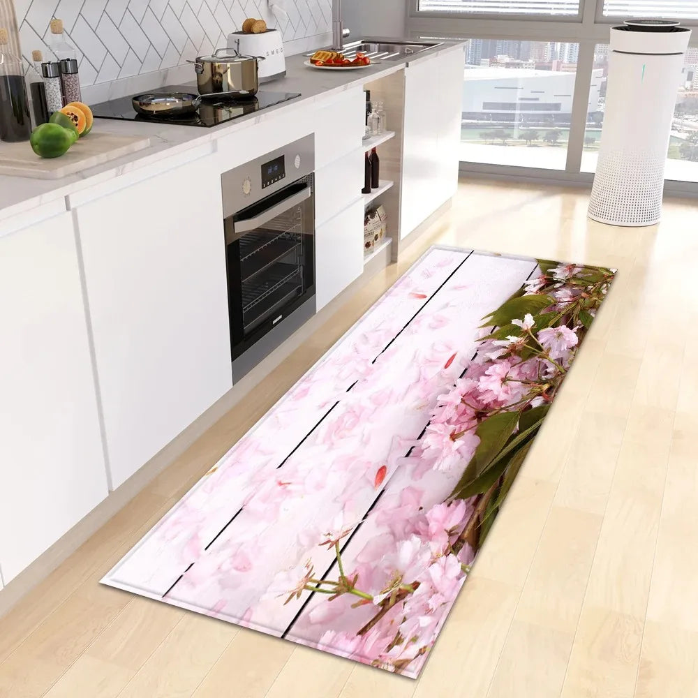 Fresh Flower Floor Mat