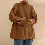 Men Velvet Slim Fit Turtleneck
