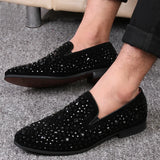 Men’s Sequin Party Dress Loafers