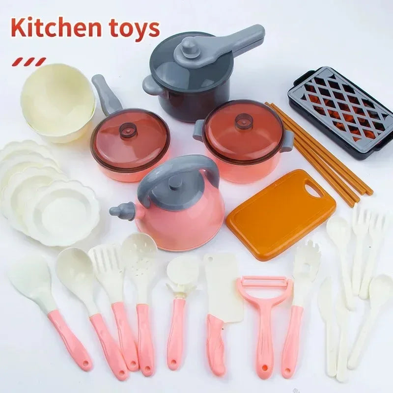 Kids Play Kitchen Accessories Set (92/69/59 PCS)
