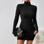 Women's Turtleneck Bodycon Mini Dress