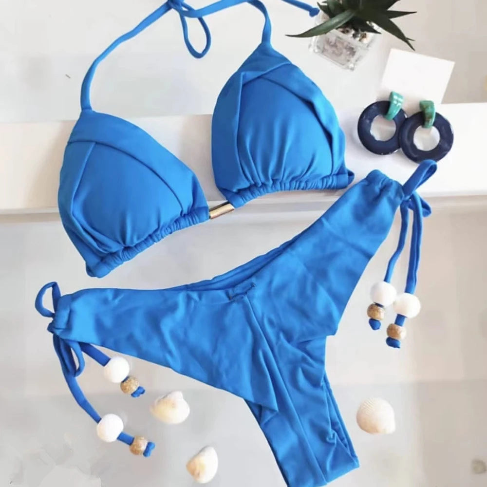 13 Color Triangle Bikini