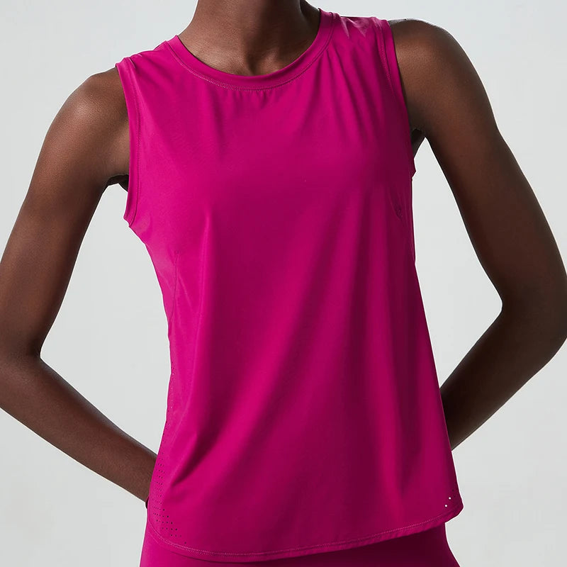 Women Loose Sleeveless Fitness Tank Top
