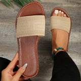 Women Luxury Flat Sandals Designer Slides