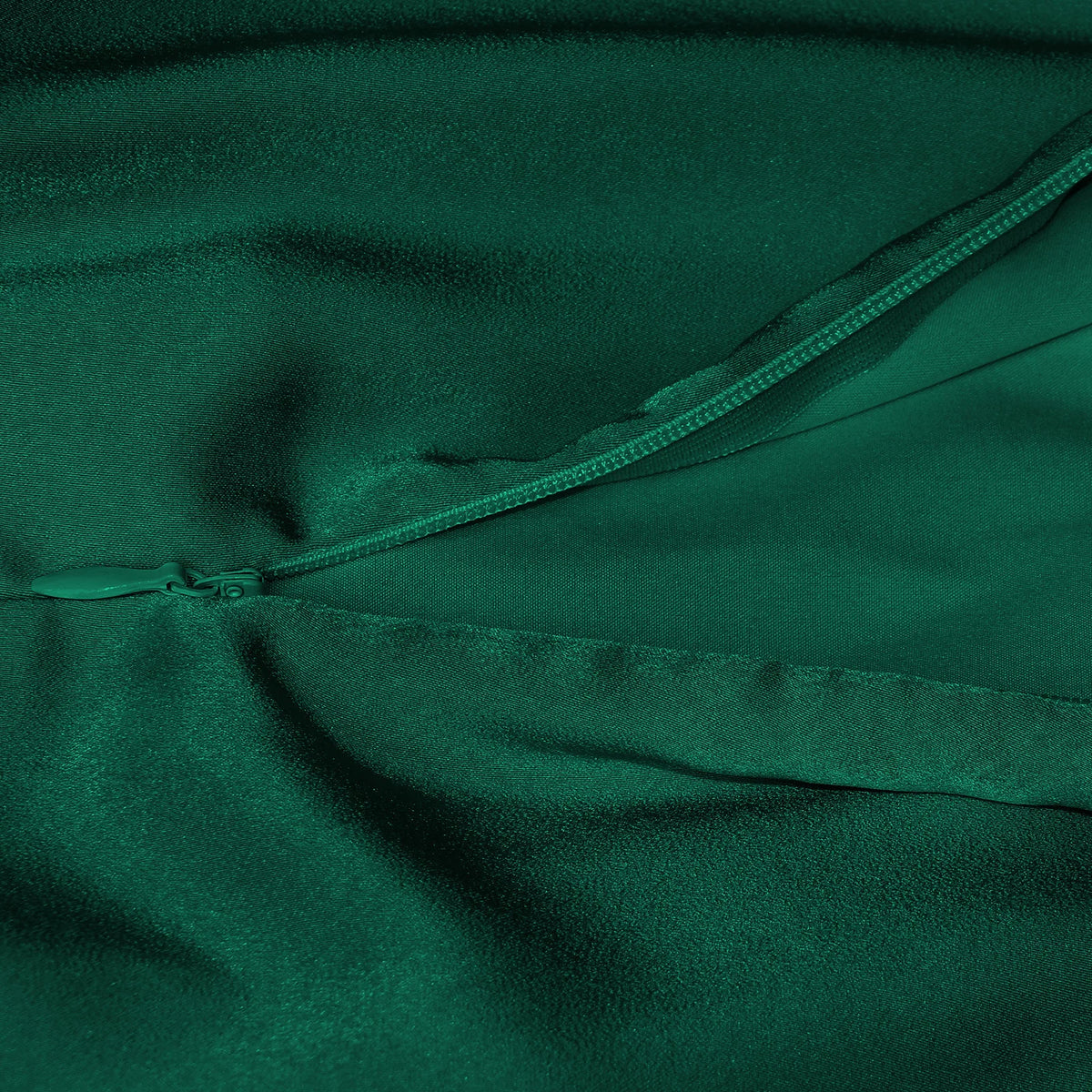 Women's Silk Satin Evening Dress