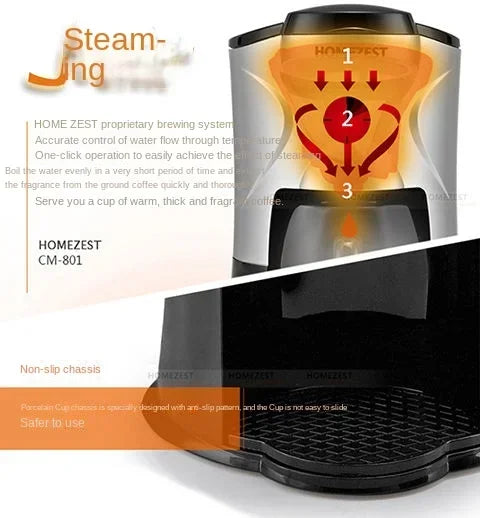 Mini Automatic Drip Coffee Maker