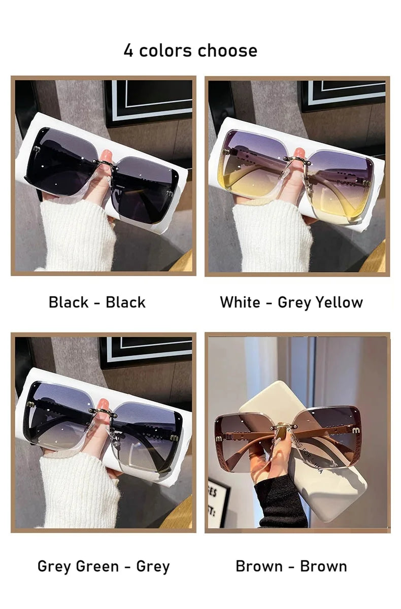 Premium Oversized Square Sunglasses