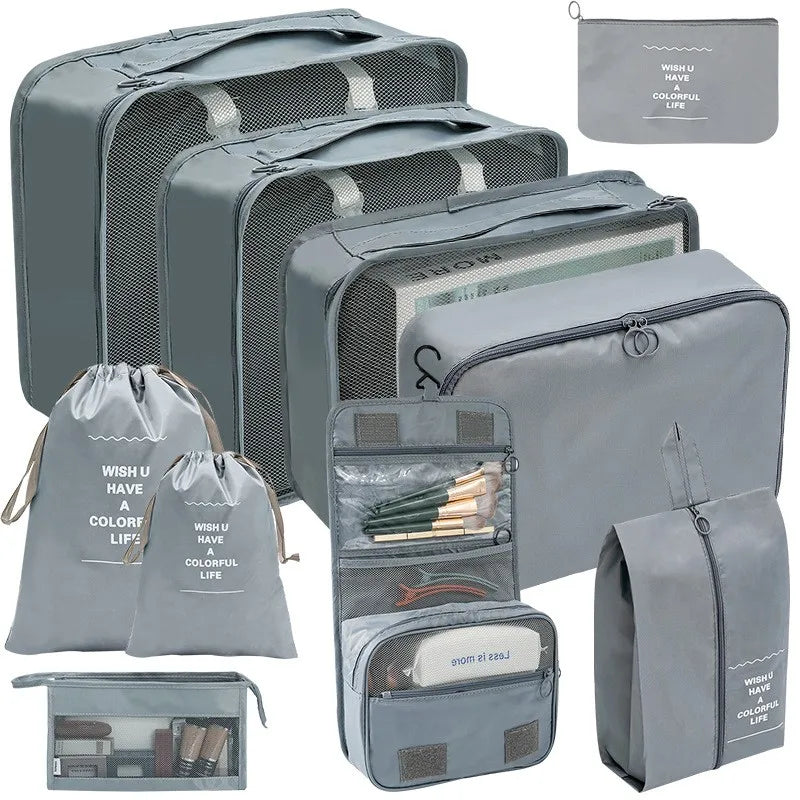 10/7-Piece Travel Organizer Set – Suitcase Packing Cubes