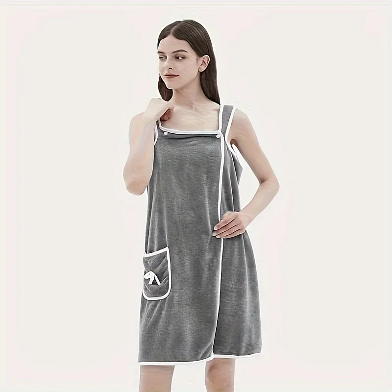 Bath Towel Wearable Wrap