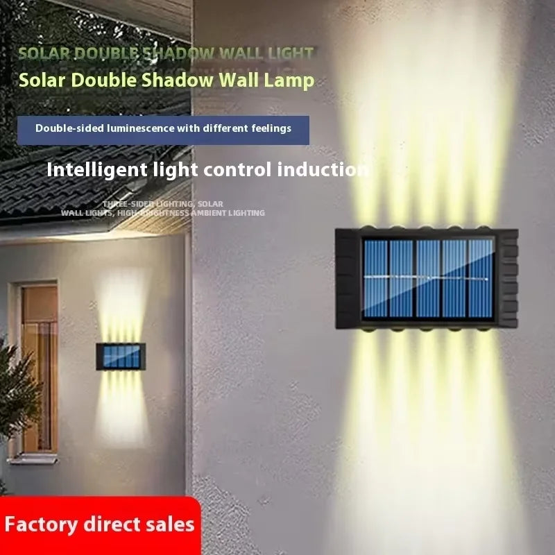 Solar LED Wall Lamp Up & Down Light