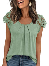 Bella Lace Oversized White Blouse