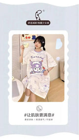 Sanrio Kuromi Cute Pajamas Cosplay Costume