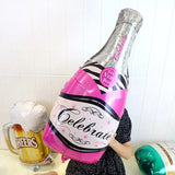 Pink Champagne Balloon Decoration