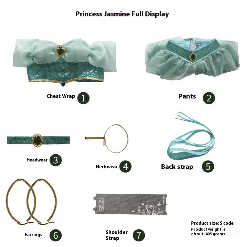 Jasmine Princess Cosplay Dress