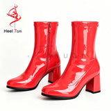 Classic Block Heel Ankle Boots