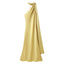 Luxe Satin Halter Evening Gown