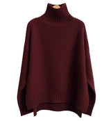 Women's Plus Size Turtleneck Sweater