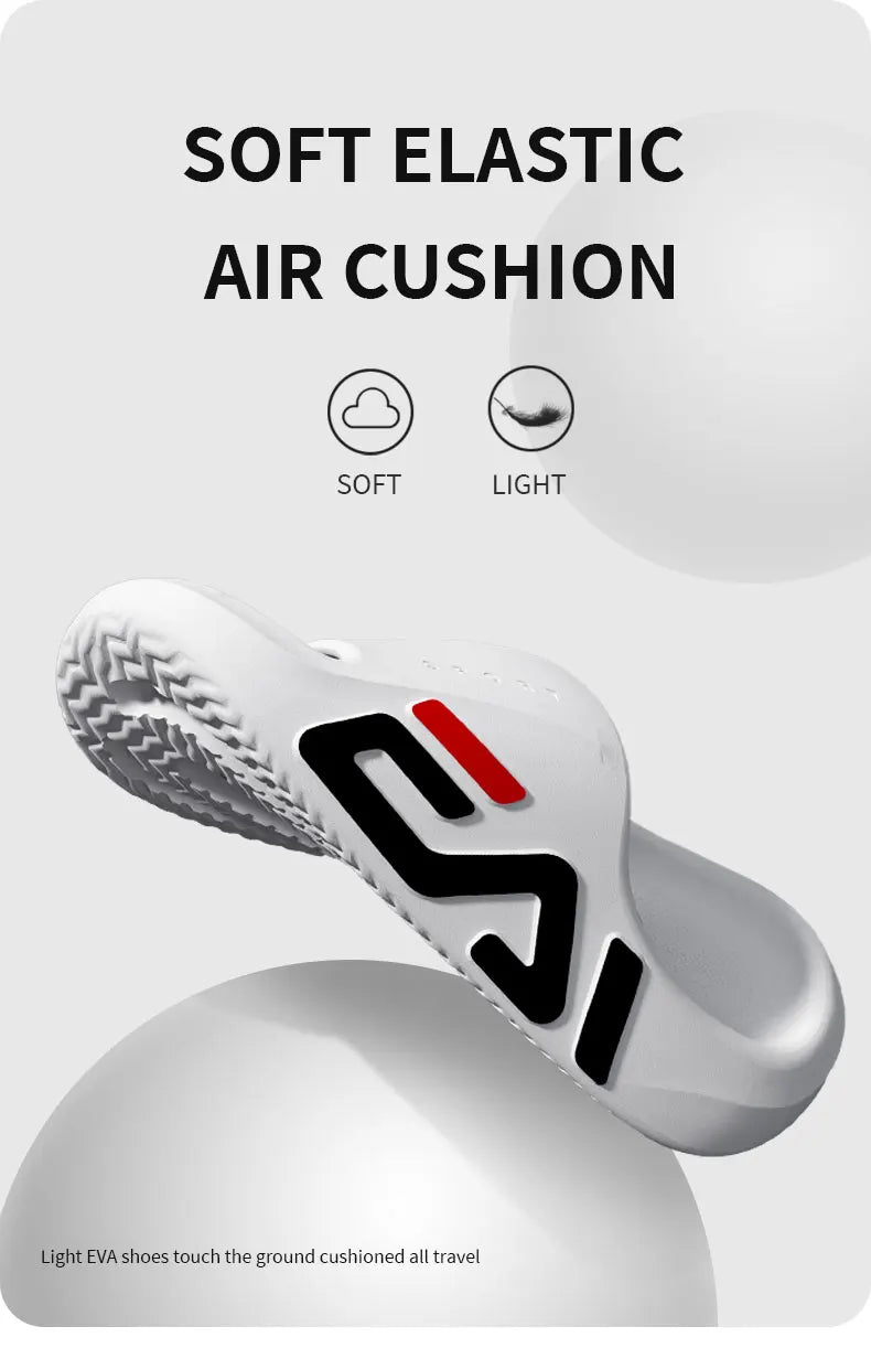 Men Extra Thick Air Cushion Summer Slides