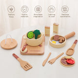 Wooden Kids Play Kitchen Set