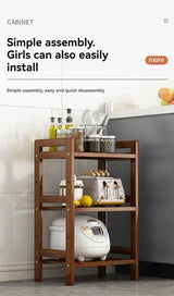 Multi-Layer Floor Standing Kitchen Shelf