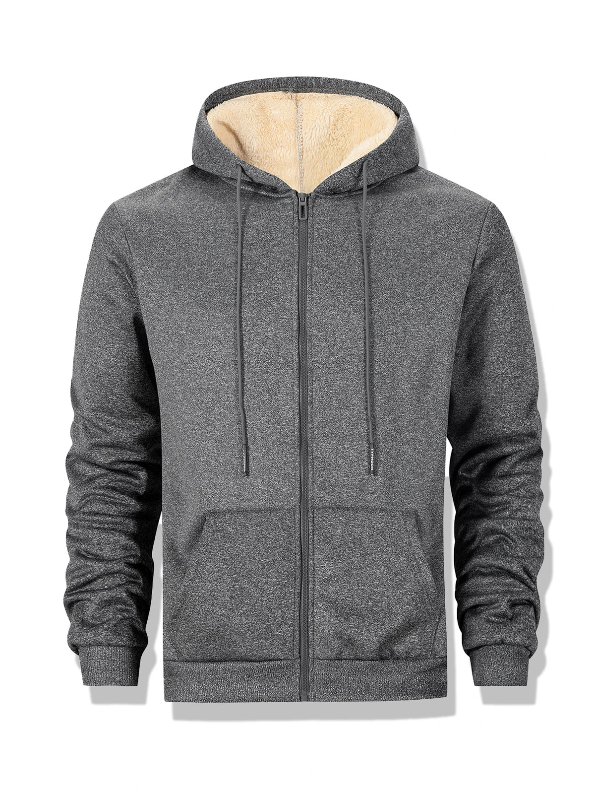 Men's Thick Fleece Zip Hoodie