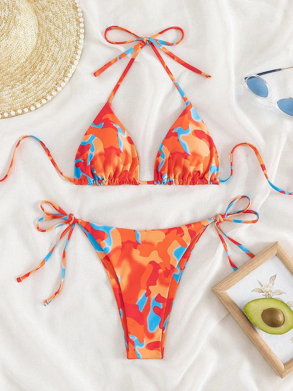 Tie Dye Micro Bikini