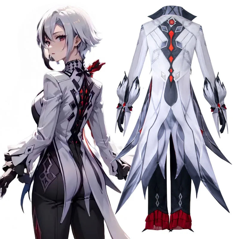 Arlecchino Genshin Impact Fatui Cosplay Outfit