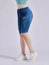 Women's 3-Piece Denim Style Shorts