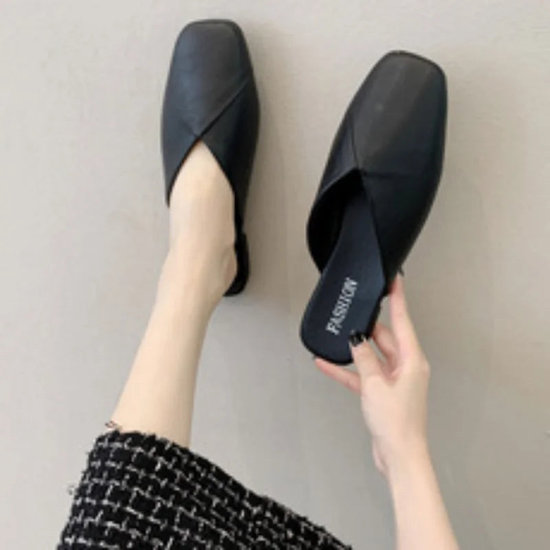 Women Mid Calf Boots Lace Up Chelsea Boots