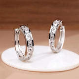 CZ Hoop Earrings