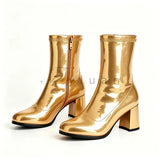 Classic Block Heel Ankle Boots