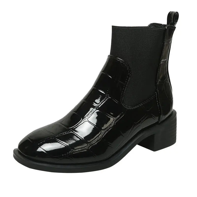 Women Pointed Toe High Heel Work Booties – Short Ankle Shoes
