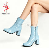 Classic Block Heel Ankle Boots